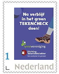 velletje postzegels van 10 ex.